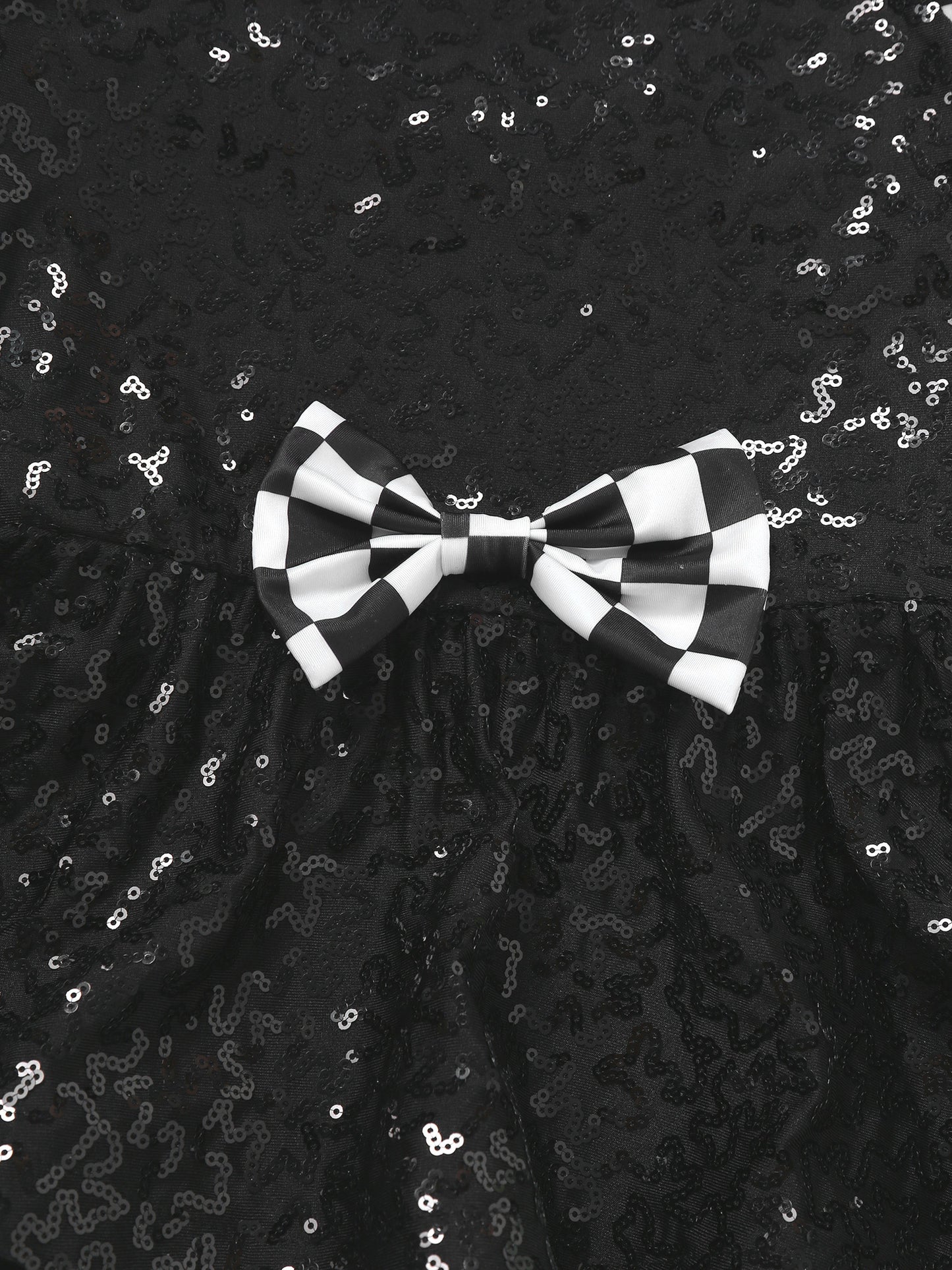 Kids Girls Checkerboard Racer Costume Halloween Car Driver Cosplay Leotard Dress with Tulle Skirt Themed Party Driving Roleplay
