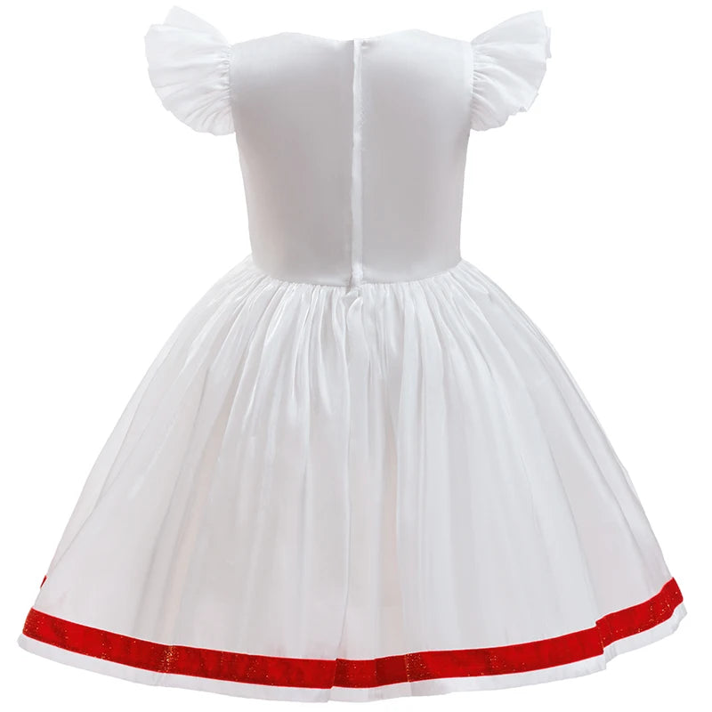 Children Clothes Girl Cosplay Dress with Flying Sleeves for Halloween Anime Costume, 2-8 Years Old Children's Clothing
