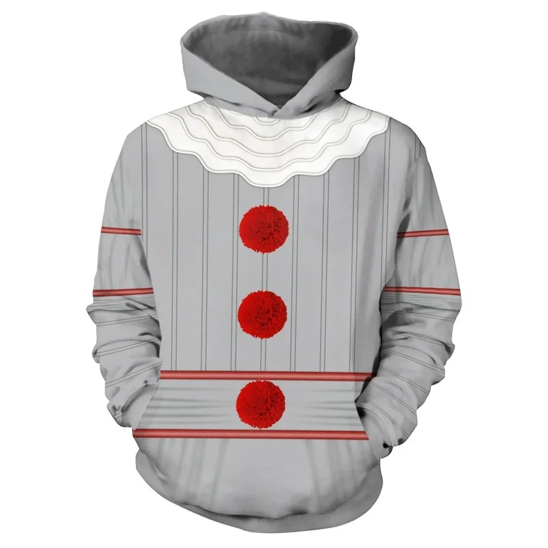 Fake Set Pattern Hoodie For Men Women Cool Cowboy Cow 3D Printed Pullovers Casual Hoodies Tops Loose Long Sleeves Sweatshirt