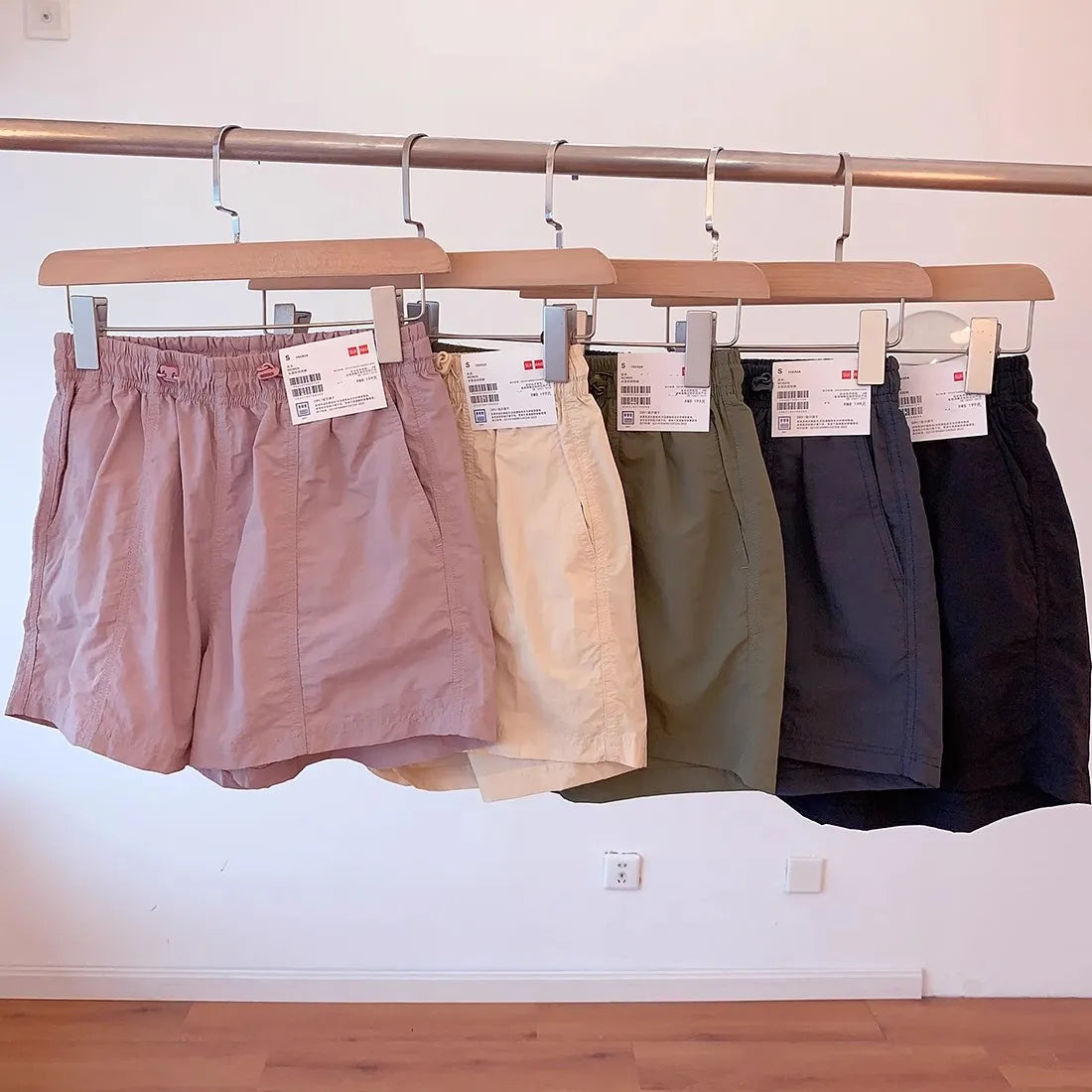 Summer New Women's Casual Thin Quick Dry Sport Shorts High Waist Wide Leg Pants High Waist Absorb Sweat Summer Fashion