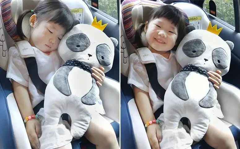 Cute Children Cartoon Car Seat Belt Pillow Neck Pillow Car Seat Belt Shoulder Pads Seatbelt Cover Kids Cartoon Neck Protector