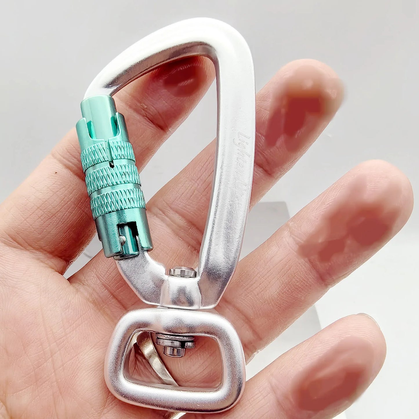Safety Carabiner Clip Auto Locking 360 Rotational Hook 4KN Pull for Dog Leash Hammocks Backpacks Outdoor Climbing Accessories