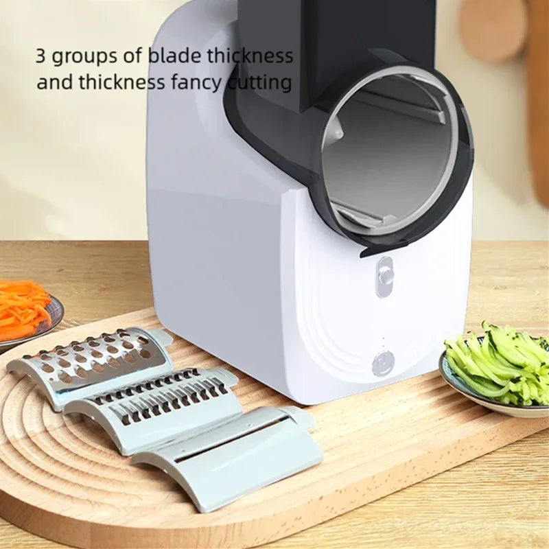 Multi-function Vegetable Cutter Household Kitchen Electric Vegetable Cutter Vegetable Slicer Shredder Automatic