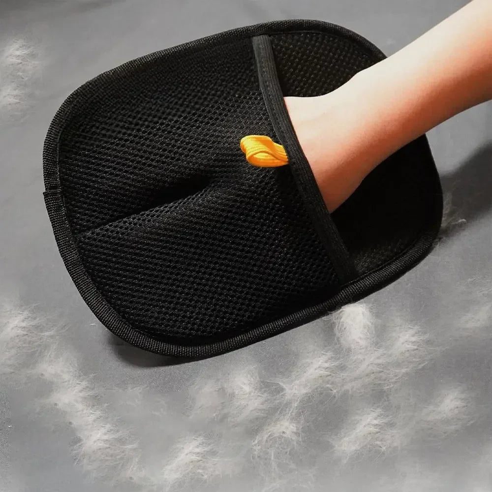 New Pet Grooming Gloves Static Dedusting Brush Pet Hair Remover Brush Removing Dog Cat Hair From Sofa Carpet Clothes