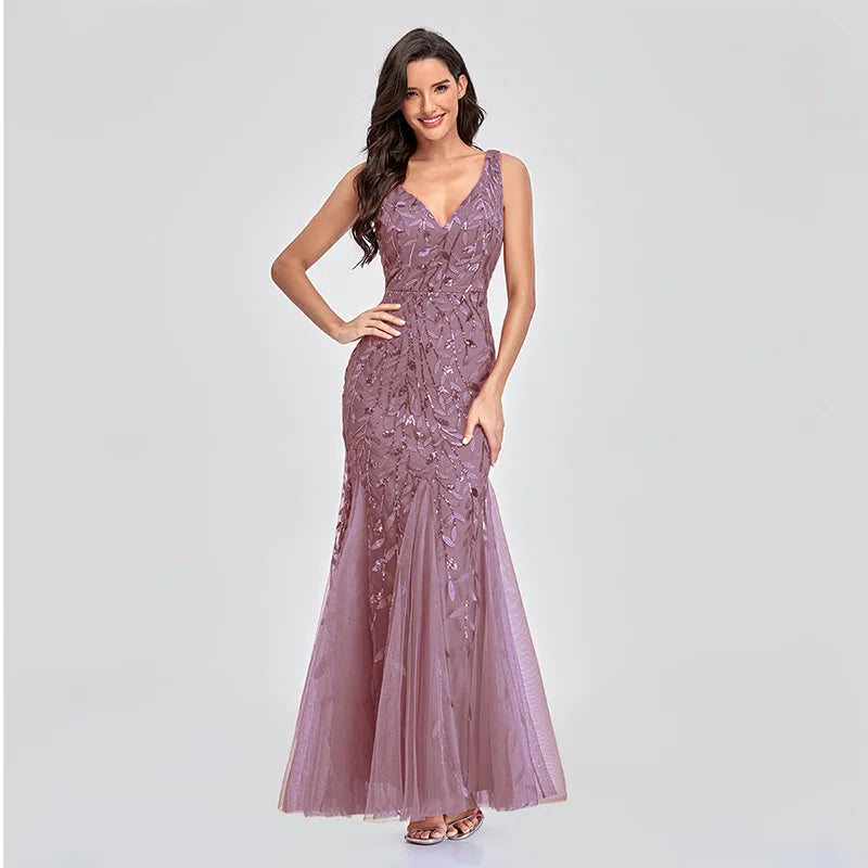 Sexy vintage Maxi Sequin cocktail Summer Dress Long Bridesmaid Prom Dresses for Women Casual Party club Bodycon Dress Vestidos