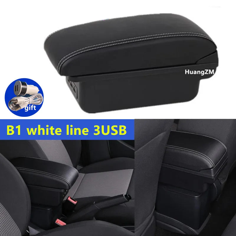For Fiat 500 Armrest Box For FIAT 500 Car Armrest 2000-2011 Auto Storage Box Dedicated Retrofit Parts Interior Car Accessories
