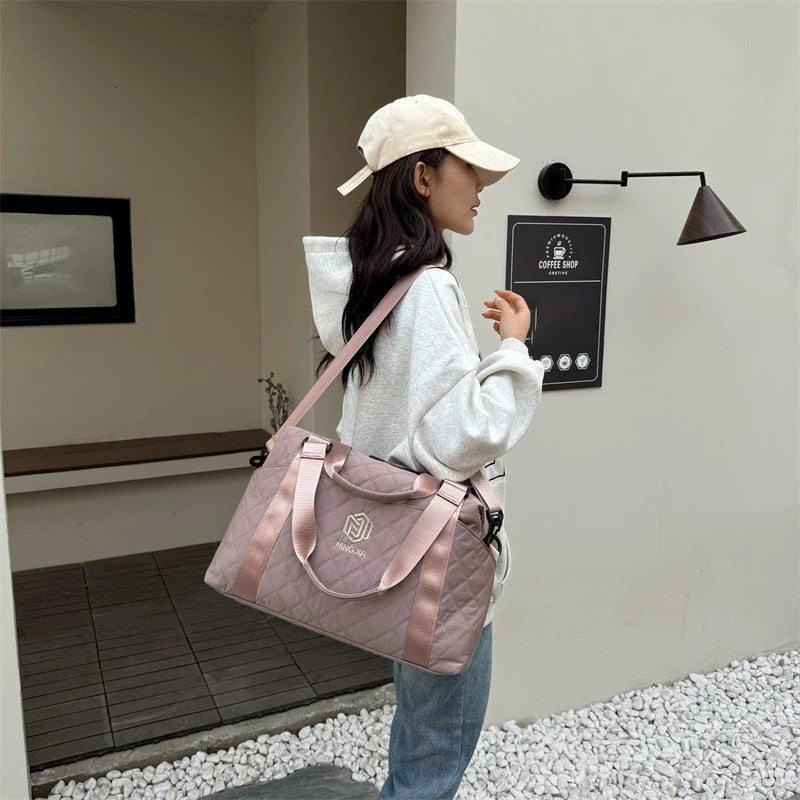 Large Capacity Outdoor Waterproof Travel Bag Luggage Handbag Women Shoulder Bag Oxford Men Sports Gym Bag Female Crossbody Bags