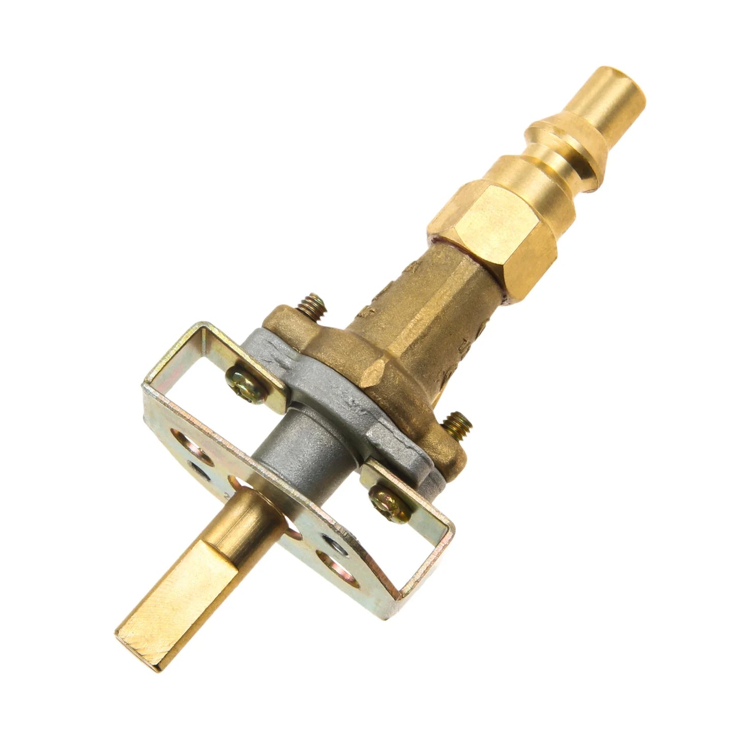 Grill Control Valve with M12x1.5 Thread and 1/4" Quick Disconnect Plug Fit for Olympian 5500 and 5100 and Weber 200 Gas Grill