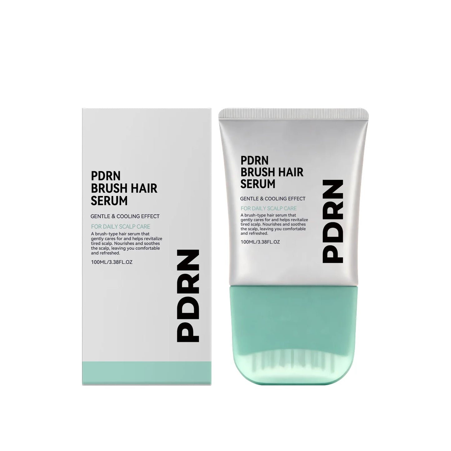 PDRN Hair Serum Centella Scalp Soothing Serum Nourishing Calm Tense Scalp Cooling Daily Scalp Care Sensitive Scalp Massager