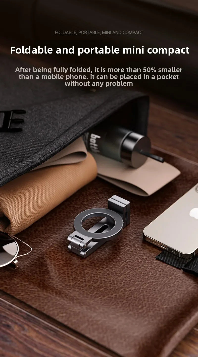 Universal Magnetic Phone Holder Travel Essentials Flexible Rotation Hands-Free Airplane Phone Mount for IPhone15 Pro Max Series