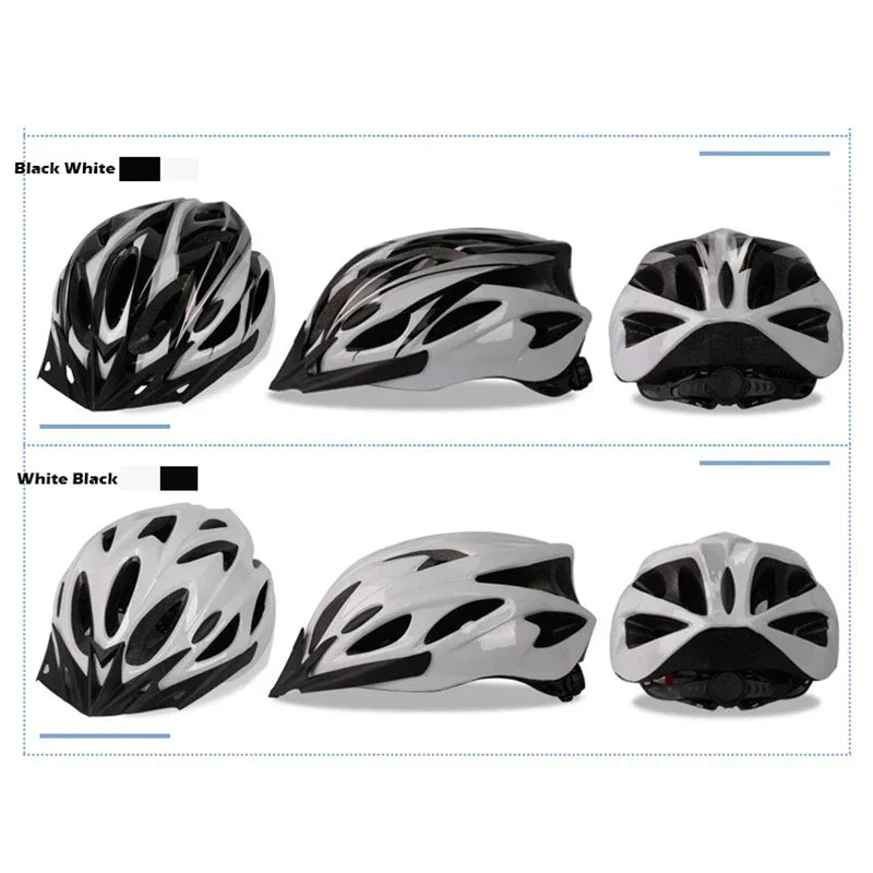 Cycling Safety Helmet Man Women Road Mountain Bike Helmet Outdoor Bicycle Skateboard Scooter Integrally-Molded Ultralight Helmet