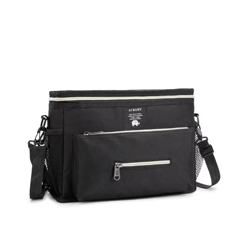 Stroller Organizer Bags Mummy Large Capacity Travel Hanging Bag Bottle Holder Pram Diaper Bags Baby Stroller Accessories