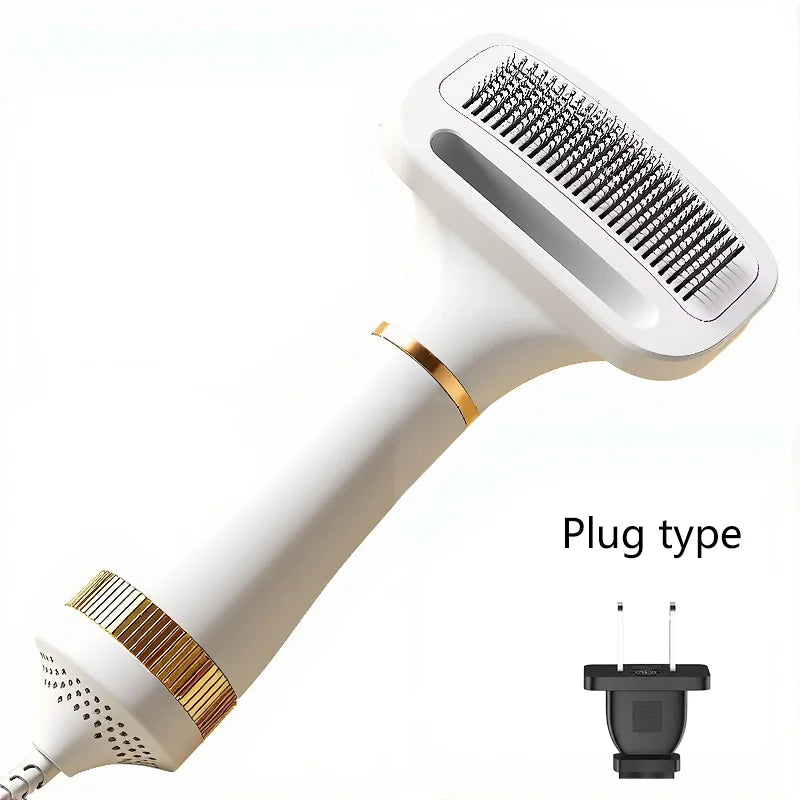 Small Dog Dryer Pet Heating Hair Puppy Dryer Cat Hair Blow and Comb 2in1 Hair Dryer for Small Middle Dogs Quick Drying