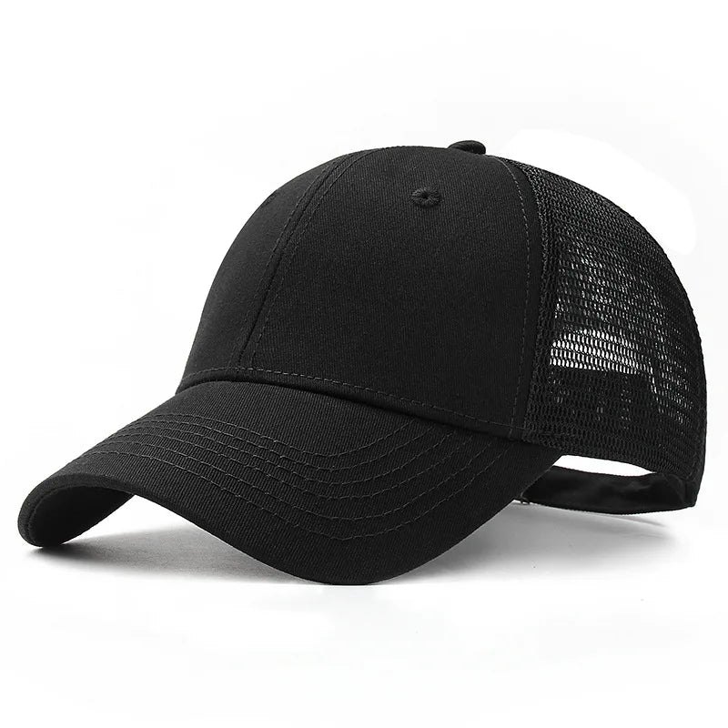 Unisex 8 Lines On The Brim Of The Hat Baseball Net Caps Spring and Summer Outdoor Adjustable Casual Hats Sunscreen Hat