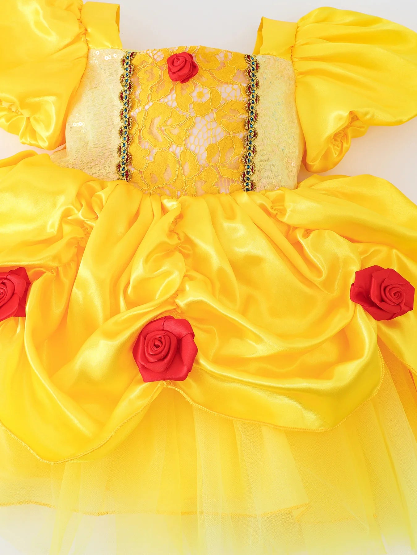 Baby Girls Belle Princess Outfit Anna Elsa Infant Baby Dress Kids Romper Witch Halloween Cosplay Clothes Birthday Costume Dress