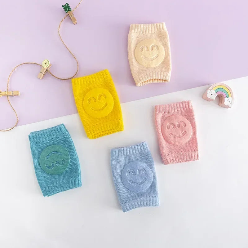 1/5 Pair Baby Knee Pads Non-slip Crawling Cushion Toddler Knee Protector Leg Warmers Infant Accessory Girls Boys Safety Kneepad