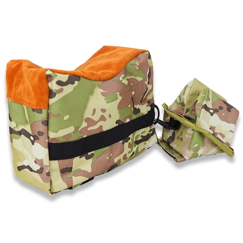 Tactical Gun Rest Bag Support Stand Outdoor Shooting Sandbag Unfilled Front Rear Gun Bag Airsoft Hunting Accessories