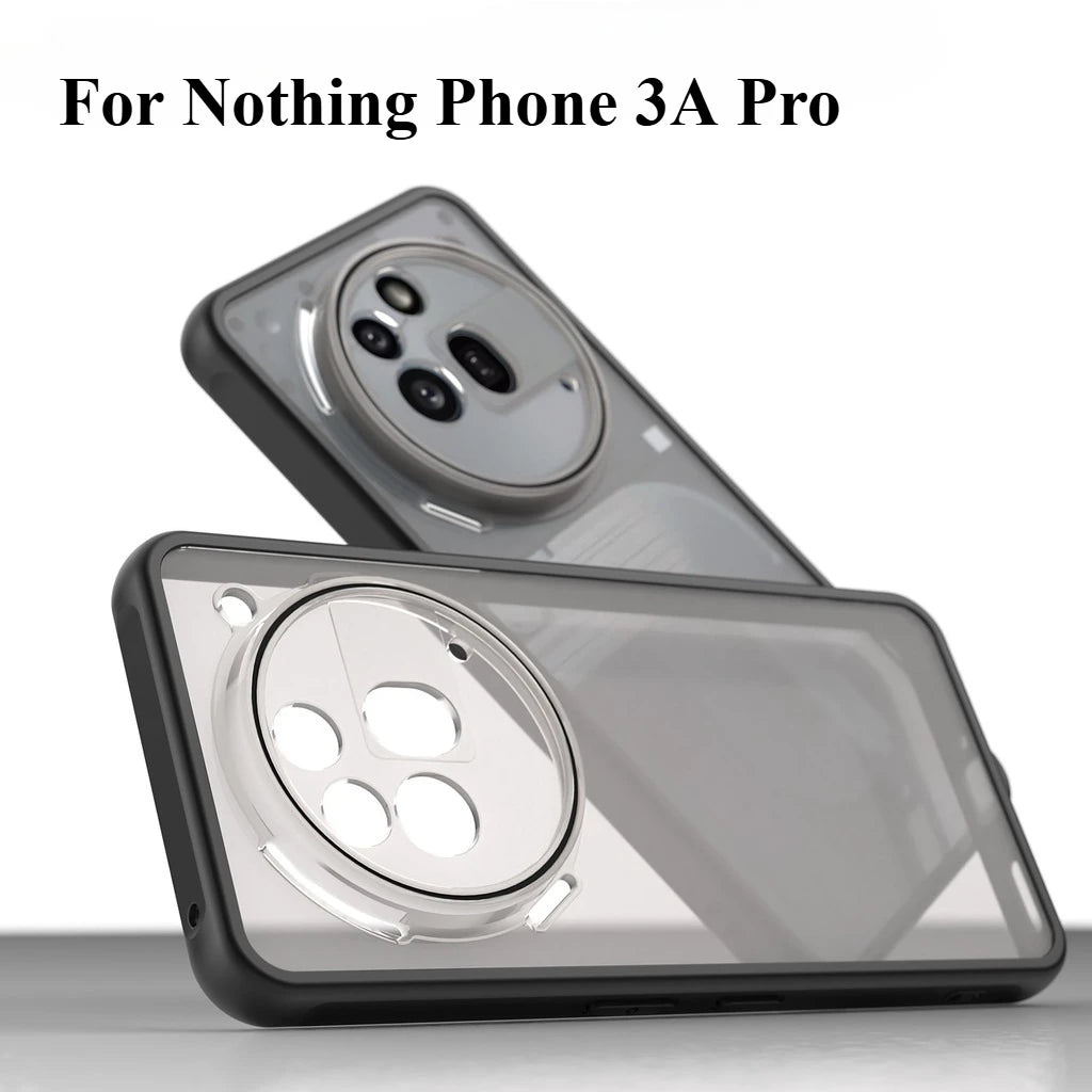 Armor Shockproof Soft Bumpers Hard Case For Nothing Phone 3a Pro Matte Mobile Phone Casing