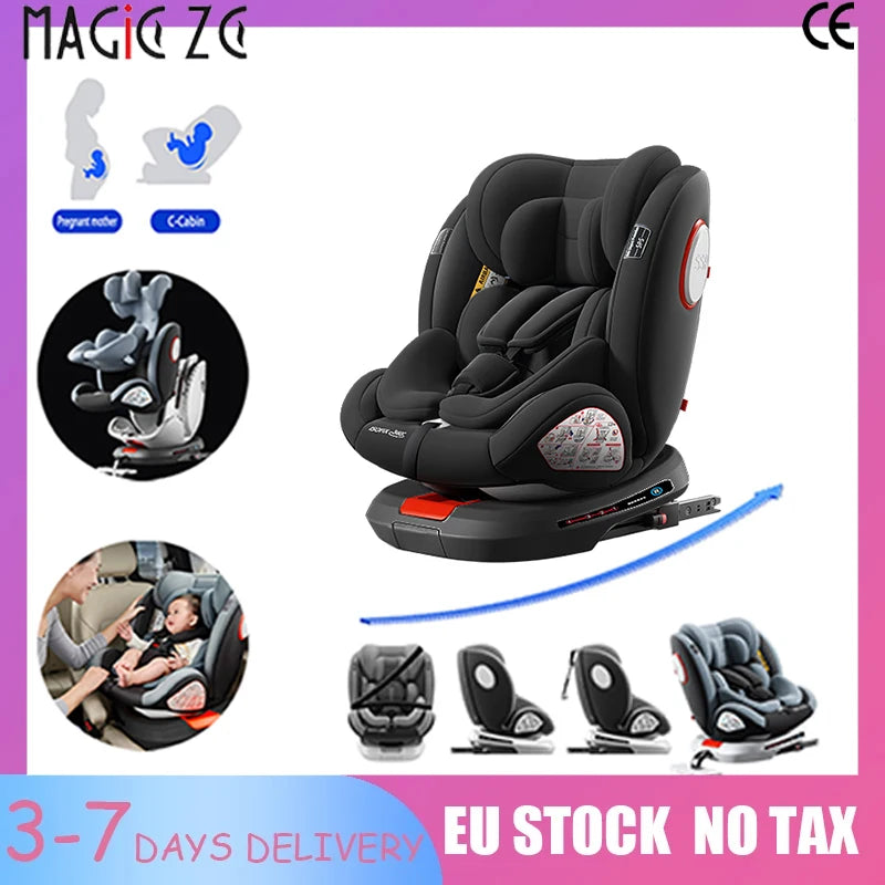 Baby Car Seat ECE R129 ISOFIX 360° Rotation Newborn