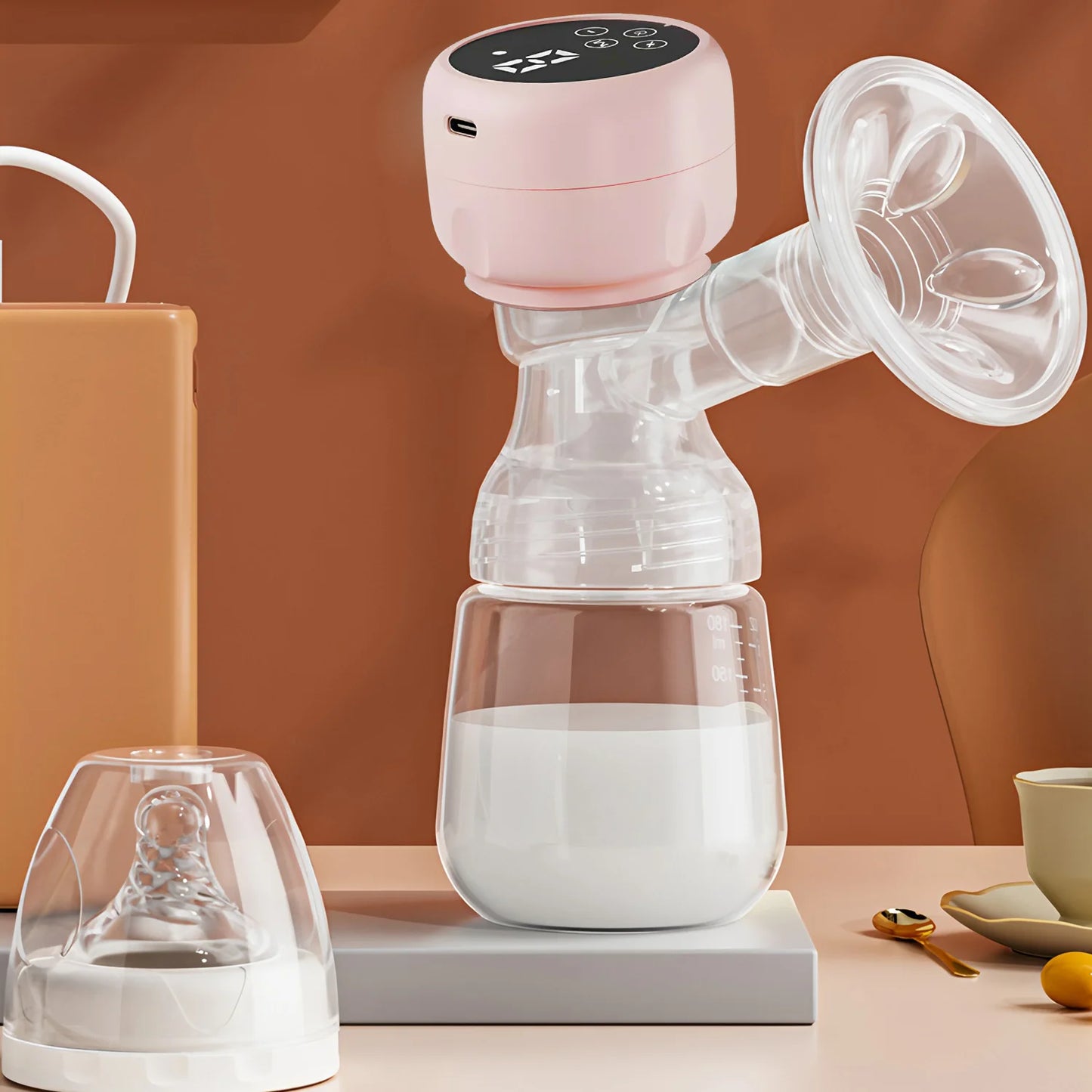 Breast Pump Baby Electric Suction Milk Pump Feeding Breasts Pumps