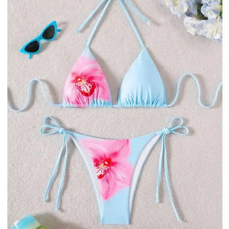 Sexy Print Bikinis Women's Swimwear Female Swimsuit For Swimming Wear Bathing Suits Brazilian Bikini Set Beachwear Pool Bather