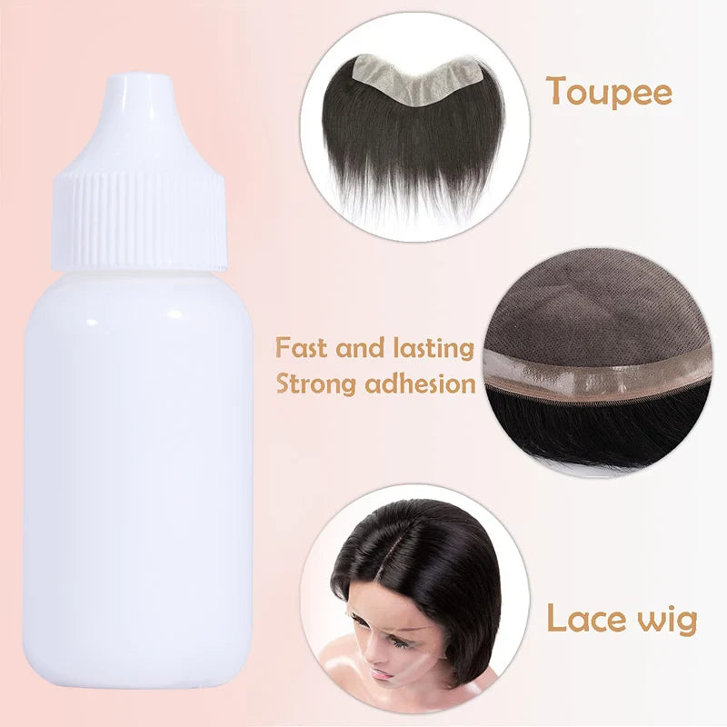 10pcs Wig Glue Private Label Waterproof Front Lace Glue Strong Hold Wig Accessories for Frontal Closure Toupee 20/38/60/150ml