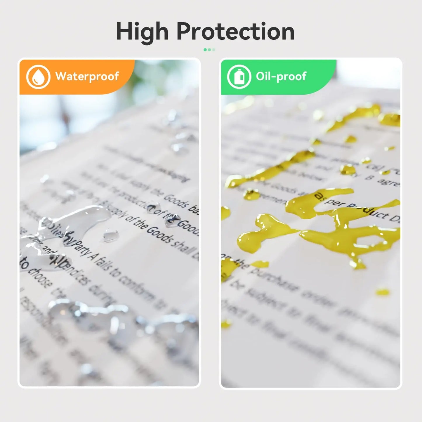 A4 Thermal Printer Paper PeriPage 100 Pages Folded for Long-lasting and Quick Dry for Oil/water proof Paper BPA Free Clear Print
