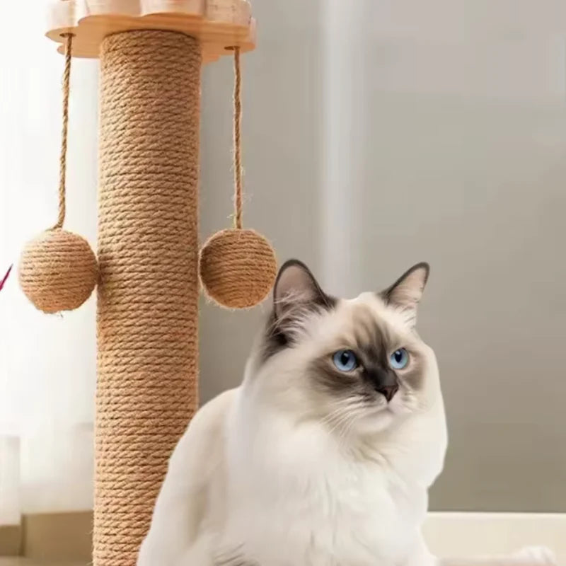 Sisal Rope Cat Tree Scratching Post Toy Cat Climbing Frame Replacement Rope Desk Legs Binding Rope for Cat Sharpen Claw