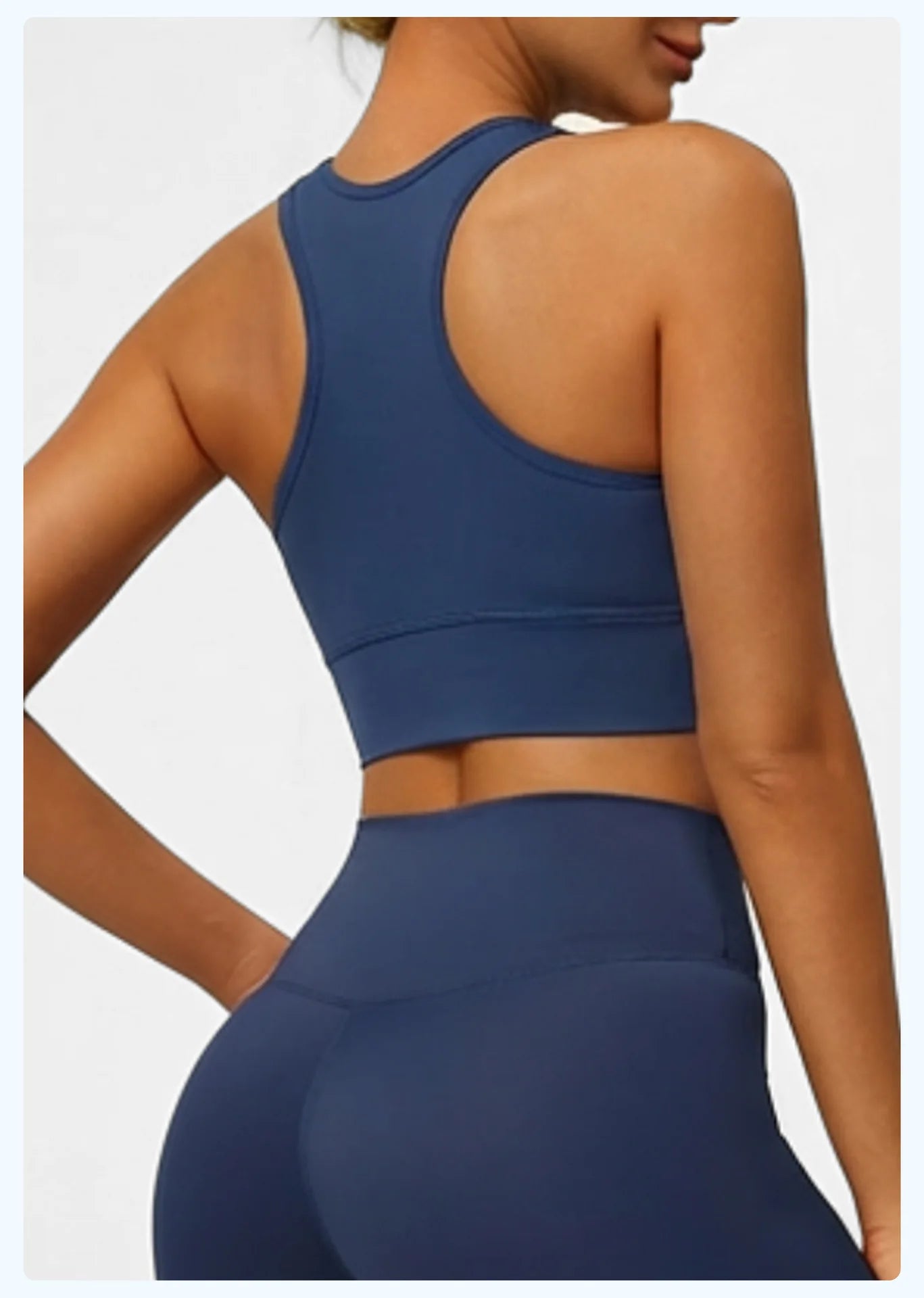 New Women's Sports Yoga Tank Top Halter Neck, Sexy Running Bra with Built-in Pads High-Intensity Shock-Absorbing Bra Tennis L