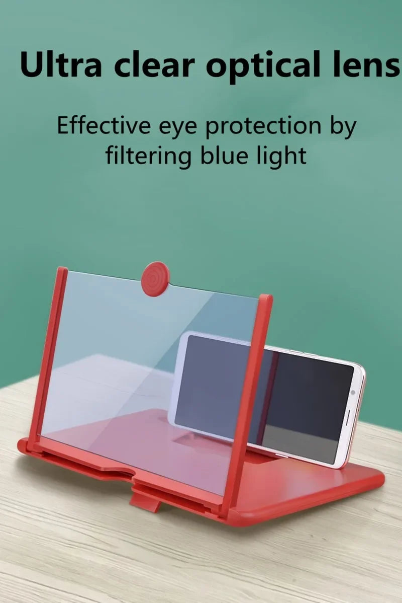 Best Sellers 12/10 inch HD Mobile Phone Screen Magnifier With Phone Holders Screen Video Amplifier Enlarged Screen Phone Stands