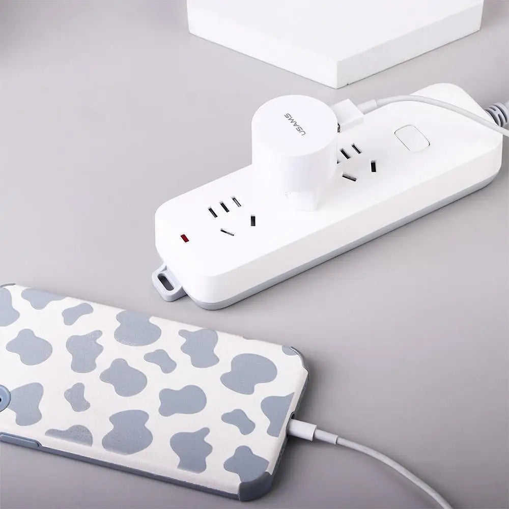 Quick Charge Travel Charger Dual USB Mini Adapter Min EU UK US Plug Mobile Phone Charger Wall Charger Dual Usb Round Charger