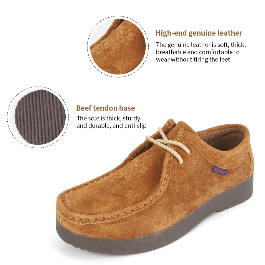 Men's Premium Leather Hand-Sewn Shoes Fashionable Casual  Loafers Shoes Elegant Mocasins Man Shoes,Suit For Daily Wear&Working