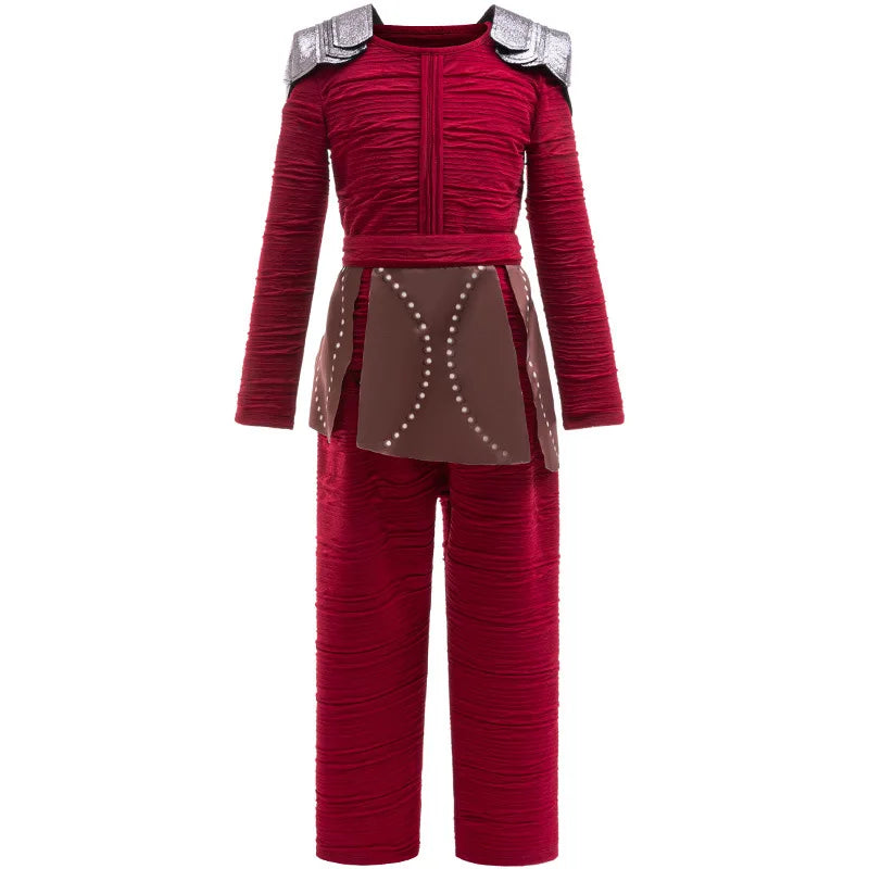 Girls Halloween Costume 2025 New Movie Cosplay Clothes Sets Children Brave Girls Party Carnival Birthday Red Clothing Performanc