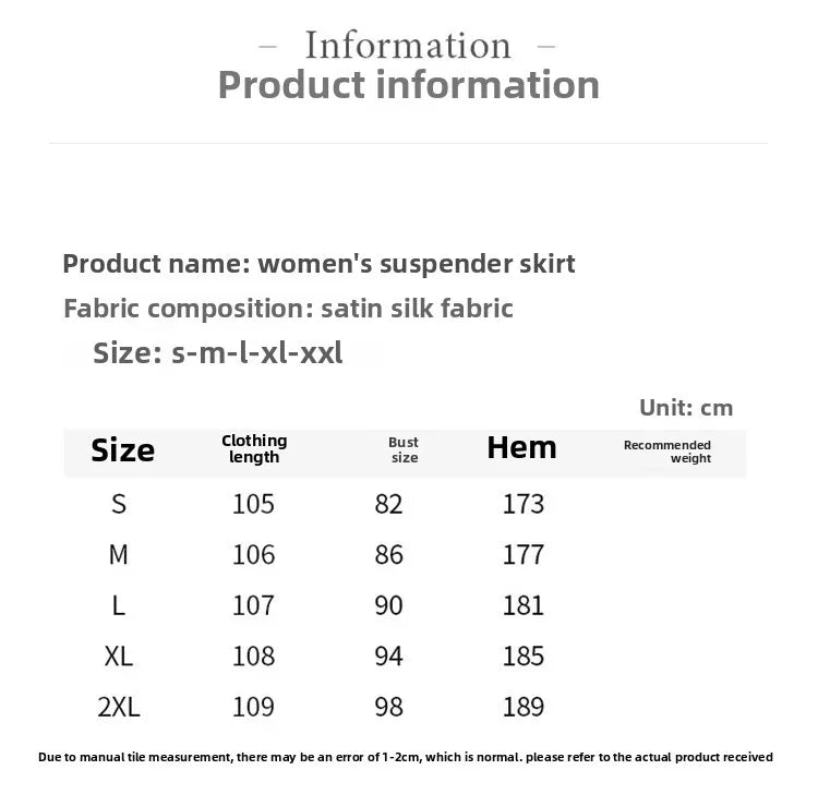 Silk V-neck Slim-fit Satin Dress Sexy Strap Long Gown for Women New 2025 Spring Summer Inner Wear Dress Elegant Lady Dress