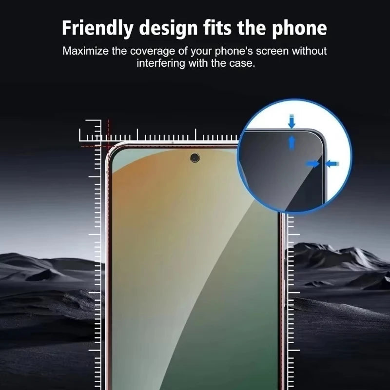 1-4PCS Privacy Tempered Glass For Redmi Note 15 Pro 5G 14 13 12 11 10 11S 10S 15C 14C 13C 12C 10C A3 Screen Protector Glass Film