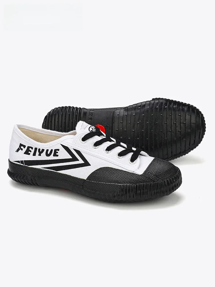 DaFu Flying Men's Running Jump Far Athletic Shoes Sports Women's Canvas Couple's Black Shoes Low Top Breathable Rubber Sole