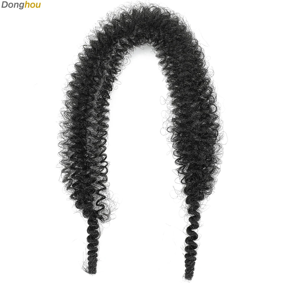 Donghou Ombre Blonde Ginger Afro Twist Hair 350 1B 30 27 613 Bug Colors Springy Twist Braiding Hair for Soft Locs Marley Braids