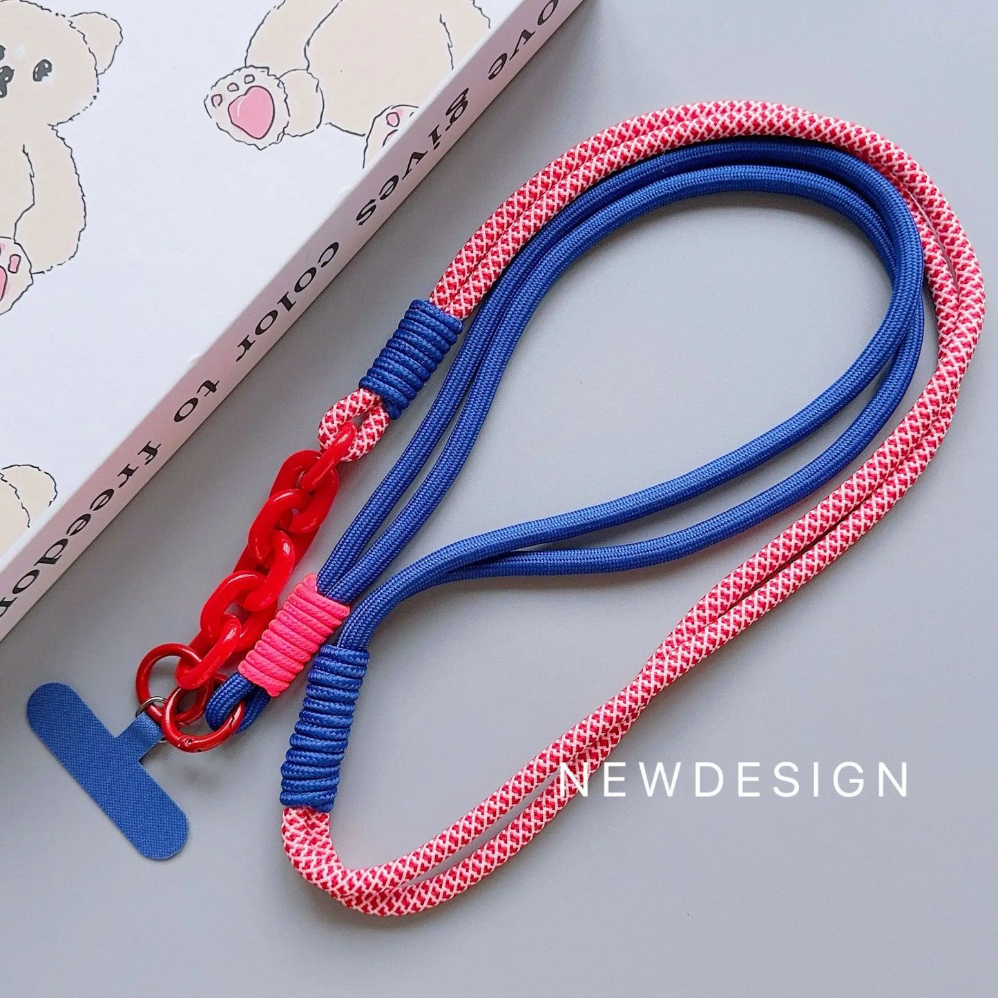 Knotting Universal Crossbody Long Phone Lanyard Strap Mobile Phone Hanging Rope Neck Straps Anti-lost Lanyards Cell Phone