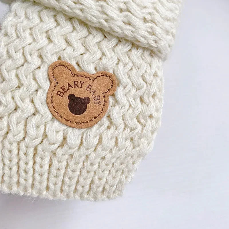 Christmas Toddler Scarf Winter Warm Baby Neck Warmer Fleece Lined Windproof Kids Unisex Scarf Cute Korean Style Festival Gift
