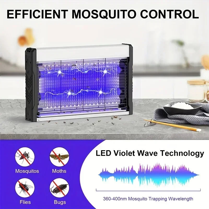 COOINJOY Mosquito Killer Lamp Electric Shock Insect Trap Catcher Indoor Bedroom Anti Mosquito Repellent UV Light Pest Control