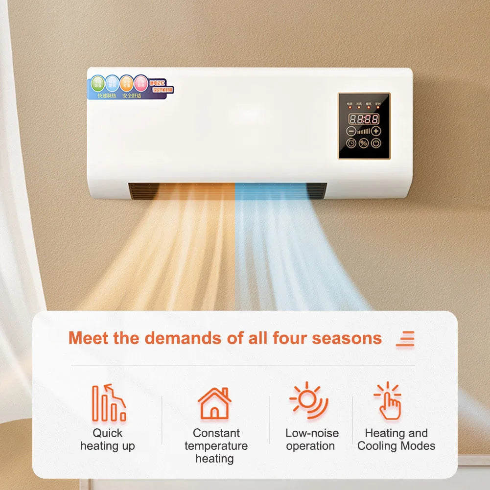 Wall Mounted Portable Cooling Heating Machine Remote Control Split Airconditioners Multifunctional Airconditioner for Home