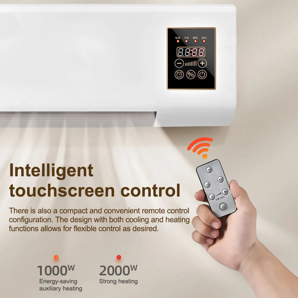 Wall Mounted Portable Cooling Heating Machine Remote Control Split Airconditioners Multifunctional Airconditioner for Home
