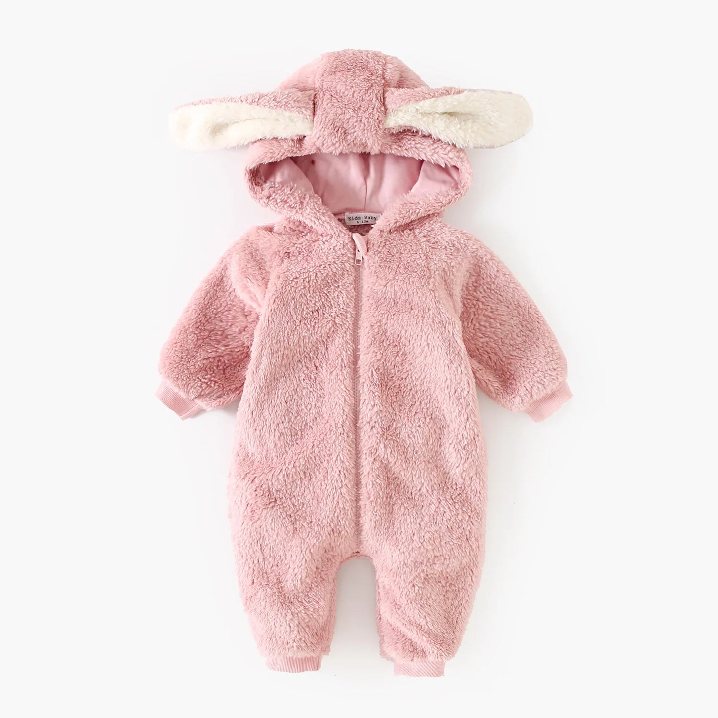 Sanlutoz Winter Fleece Thickened Zipper Toddler Long Sleeve Jumpsuits Clothing Warm Baby Rompers Cute Animal Hooded
