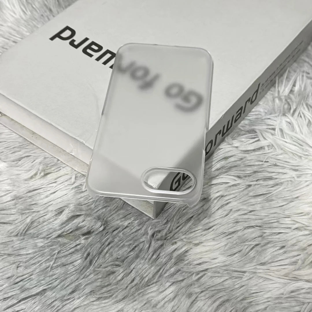 Luxury Half-Wrapped Colorful Case For iPhone 16e 16 E 15 14 13 Pro Max Plus mini Matte PC Back Cover Shockproof Frosted Shell