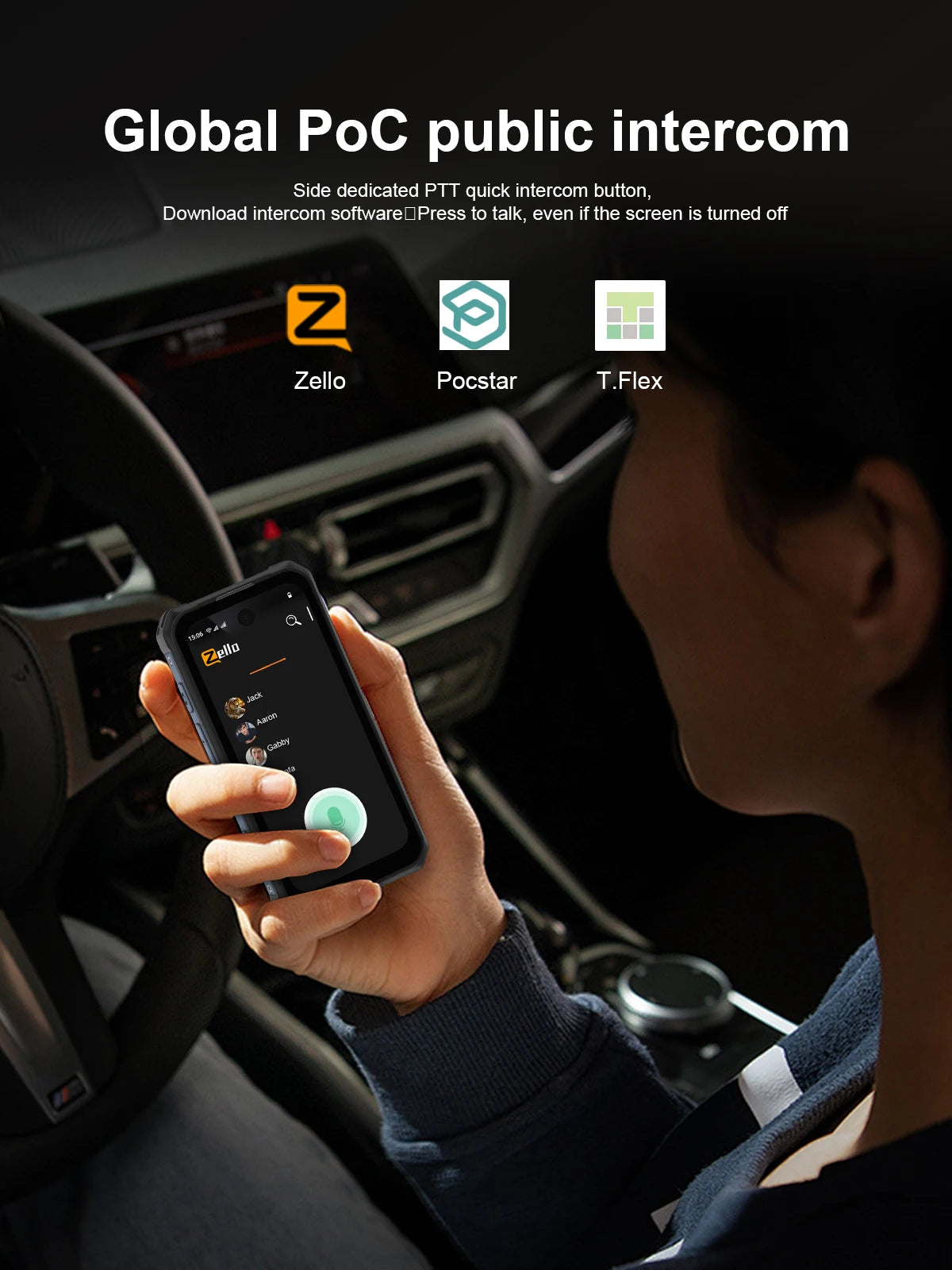 SERVO TANK500 4G PTT Smartphone Android 12 6+128GB Dual Camera 5MP+13MP 3.88"Display IP68 Waterproof Rugged Mobile Phone 3000mAh
