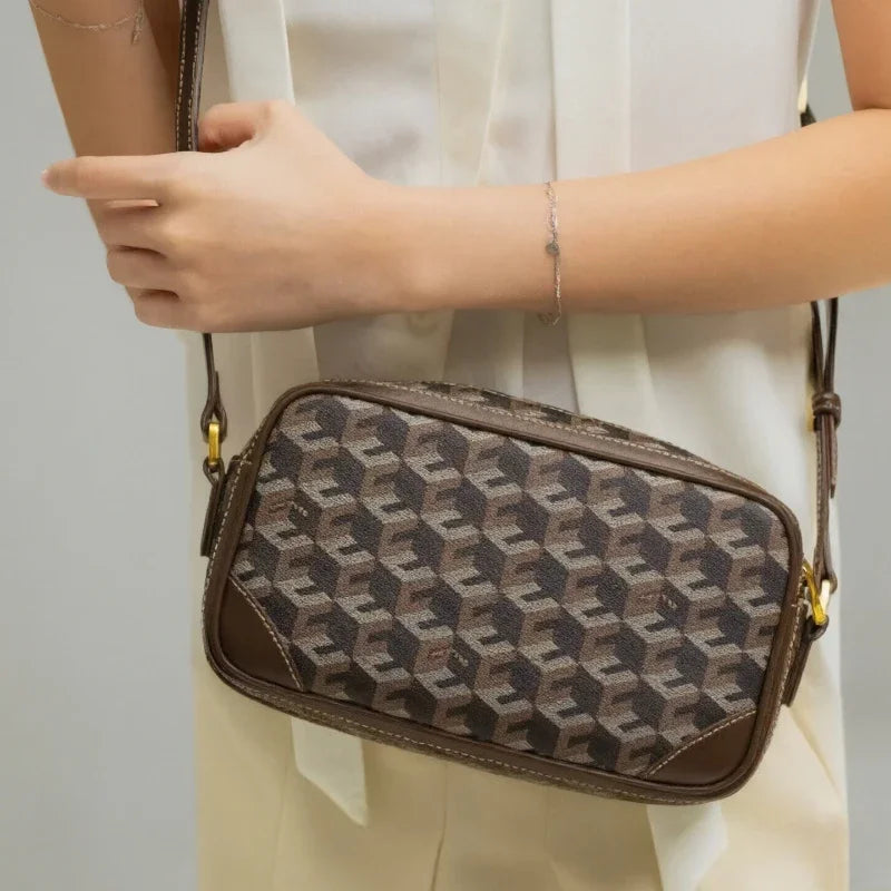 Luxury Brand Crossbody Bag For Women, Premium Leather Material, Famous Designer Spacious And Lightweight