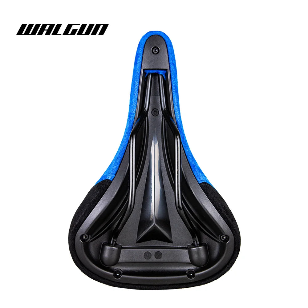 WALGUN BMX Bicycle Saddle Dirt Jump Cruiser Bike Seat with Embroidery Freestyle Racing Dowbhill Saddle MTB 265*170 Cycling Parts
