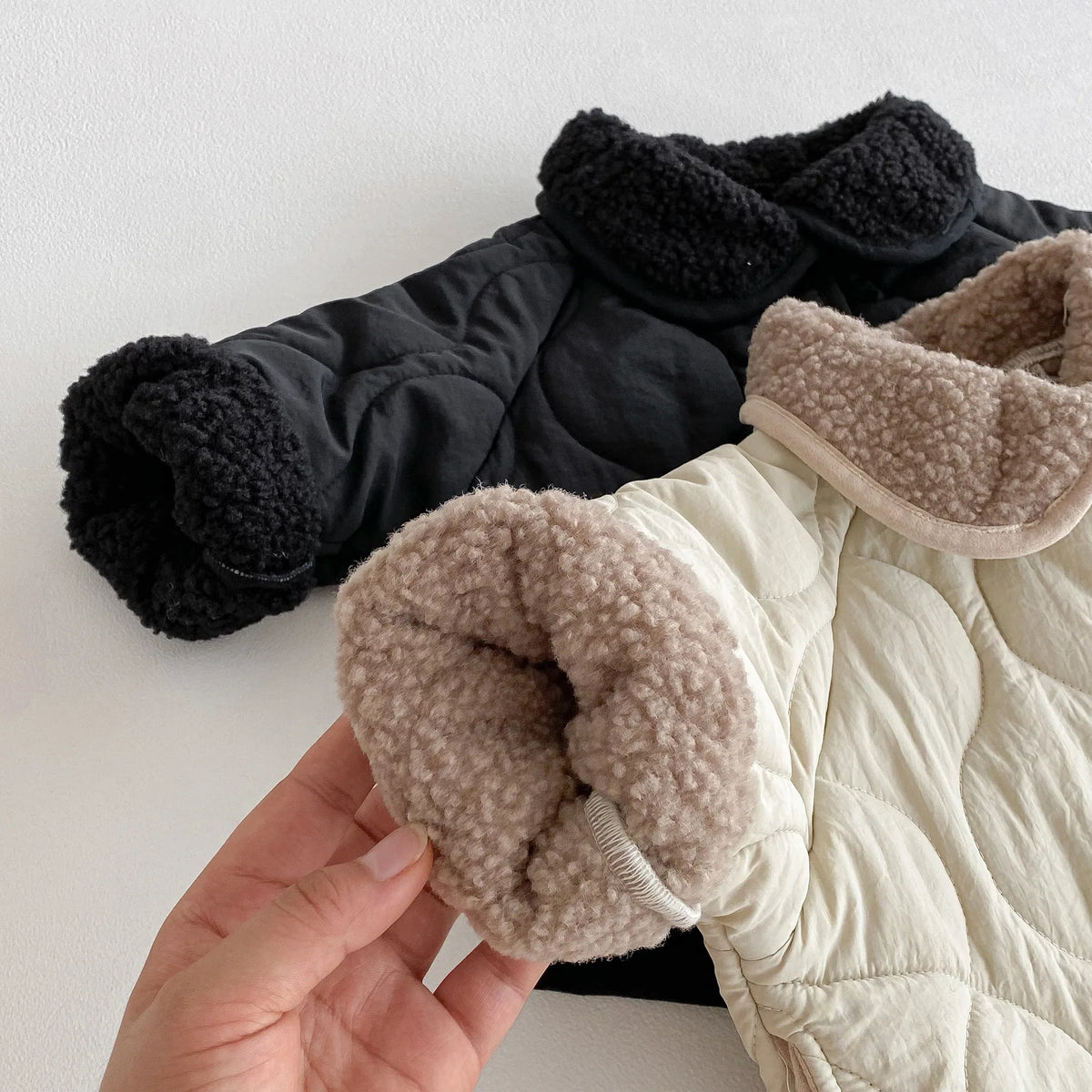 Kids Long Sleeve Warm Home Clothes Toddler Kids Girl Clothes 1-6Y Korean Retro Plus Velvet Baby Boy's Coat 2025 Autumn Winter