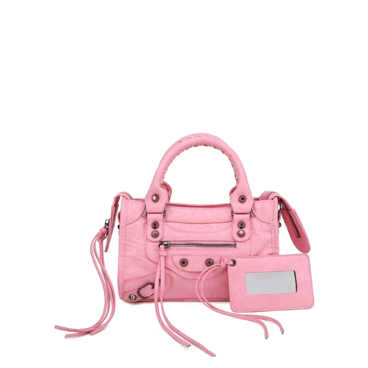 Luxury Designer City Motorcycle Shoulder Tote Bag for Women Large Capacity Autumn Winter Handbag Crossbody Stylish Women's Bag