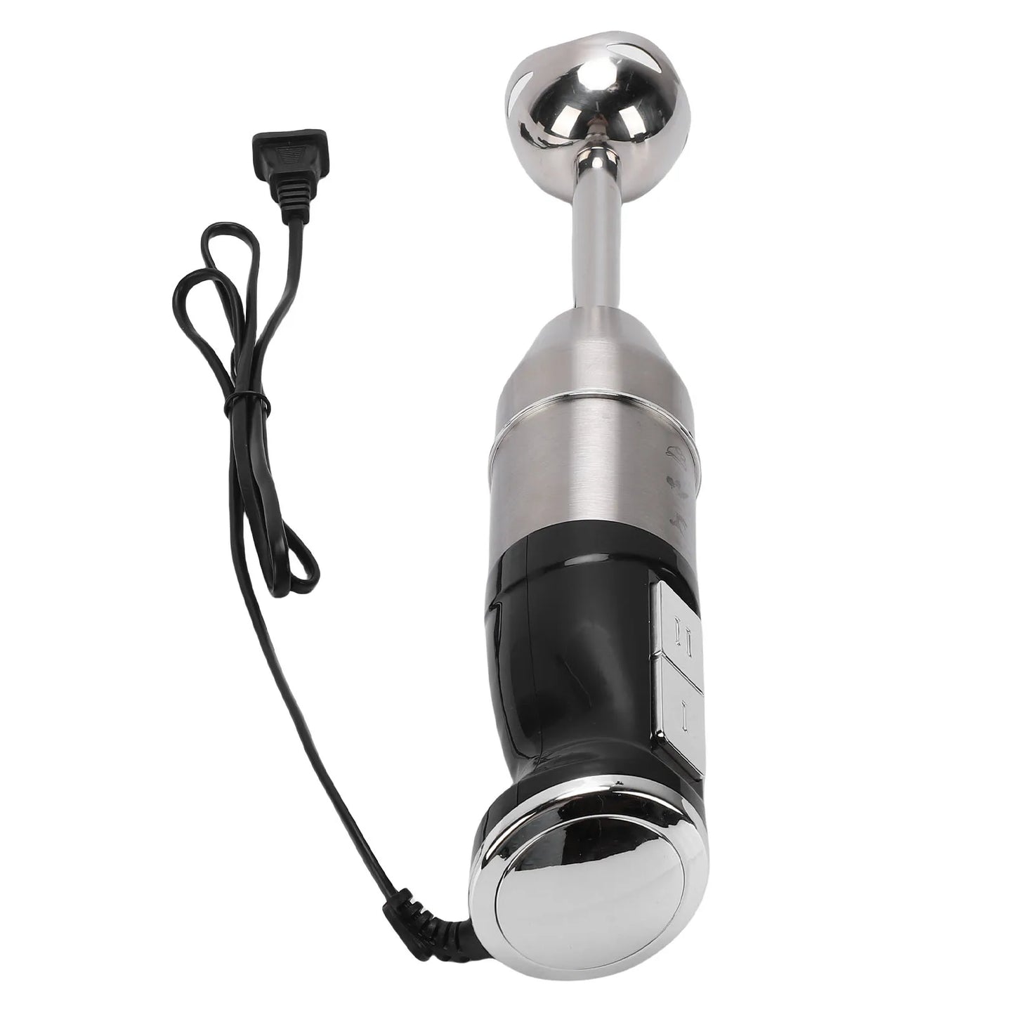 Immersion Hand Blender 400W Electric Handheld Portable Stick Mixer for Effortless Blending Smoothies Shakes Puree Round